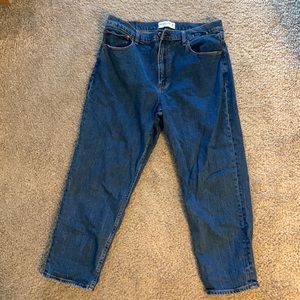 Abercrombie the mom high rise jean size 32/14